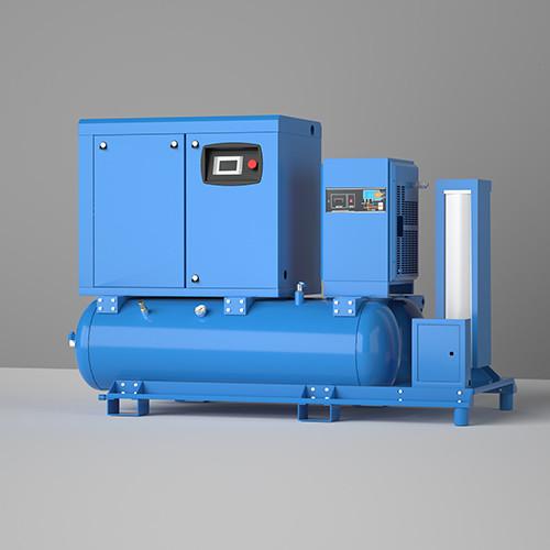 4 σε 1 22kw Δύο δεξαμενές μόνιμος μαγνήτης συχνότητα μετατροπής βίδα αεροσυμπιεστή