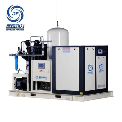 Μεσαία και υψηλή πίεση βίδα Booster Ενσωματωμένο συμπιεστή αέρα με δεξαμενή